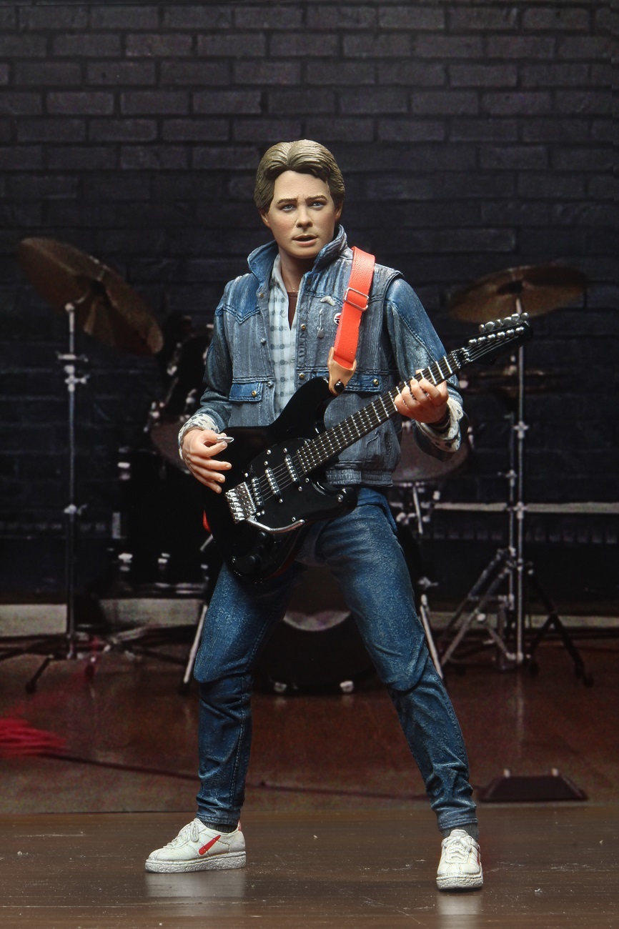 NECA Marty McFly 1985 Audition Ultimate Action Figure 18 cm - Multicolore