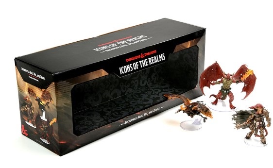 WizKids D&D Icons of The Realms Miniature: Arcidiavoli - Bael, Bel e Zariel