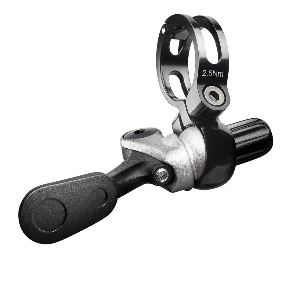 Crankbrothers Comando Remoto Ergonomico per Reggisella Telescopici - Modello 641300160669, Nero