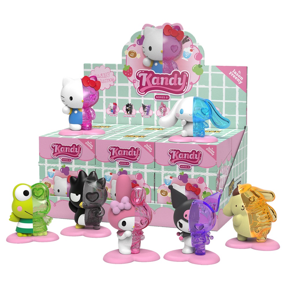 Mighty Jaxx Blind Box Funboxx Kandy X Sanrio - Mini Figure da Collezione in Collaborazione con Jason Freeny (LND-22FHDKSS01BB03)