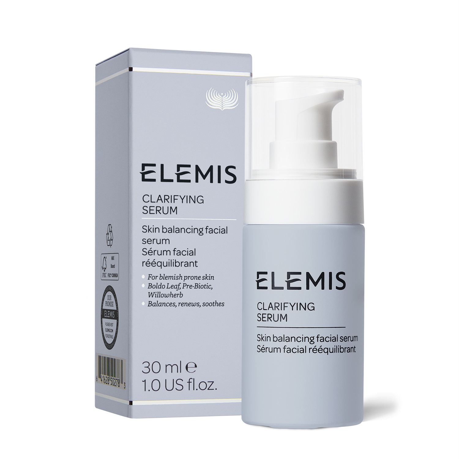 Elemis Pro-Collagen Clarifying Serum 30ml - Siero Lenitivo per Pelle Grassa, Migliora Texture e Riduce Pori