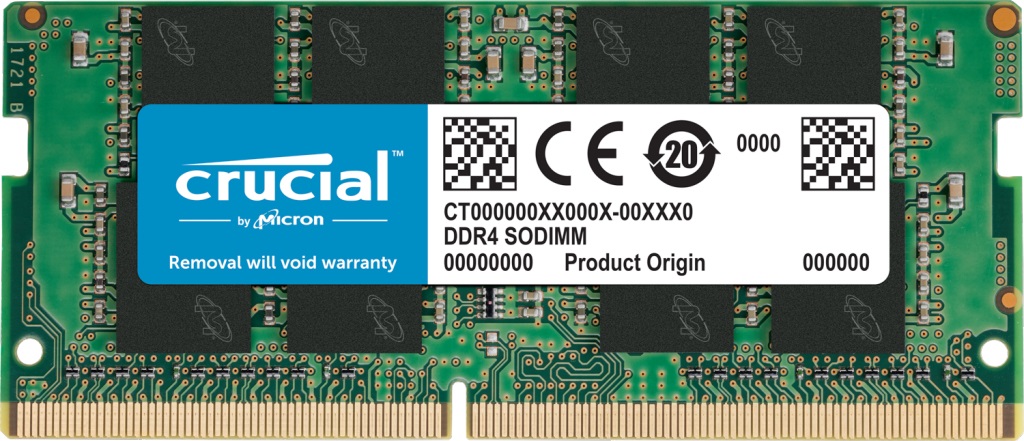 Crucial RAM SO-DIMM 16GB DDR4 3200MHz CL22 - 1 x 16GB