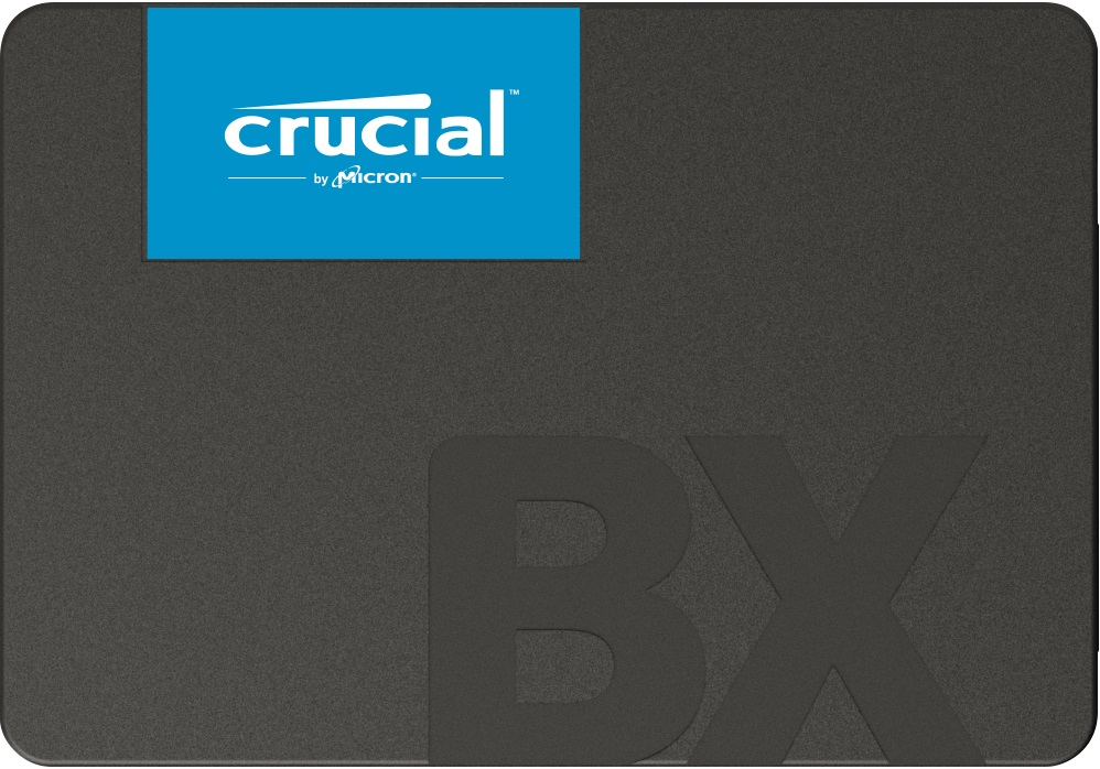 Crucial BX500 SSD 500GB 2.5'' SATA III 3D NAND - Lettura 540MB/s, Scrittura 500MB/s