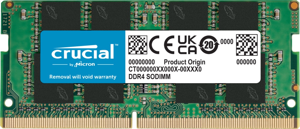 Crucial CB16GS3200 - Memoria DDR4 16 GB SO-DIMM 3200 MT/s CL22 260 pin 1.2 V