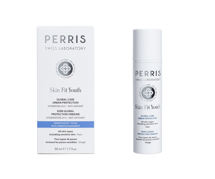 Perris Swiss Laboratory Global Care Urban Protection Crema Antiage 50 ml - Idratante 24H, Protezione contro Inquinamento e Stress Ossidativo