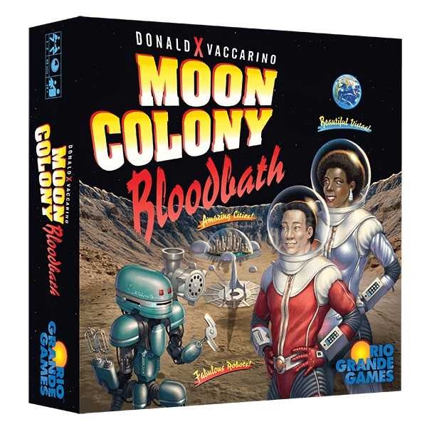 Rio Grande Games: Moon Colony Bloodbath - Gioco di carte strategico di sopravvivenza nello spazio per 1-5 giocatori, età 14