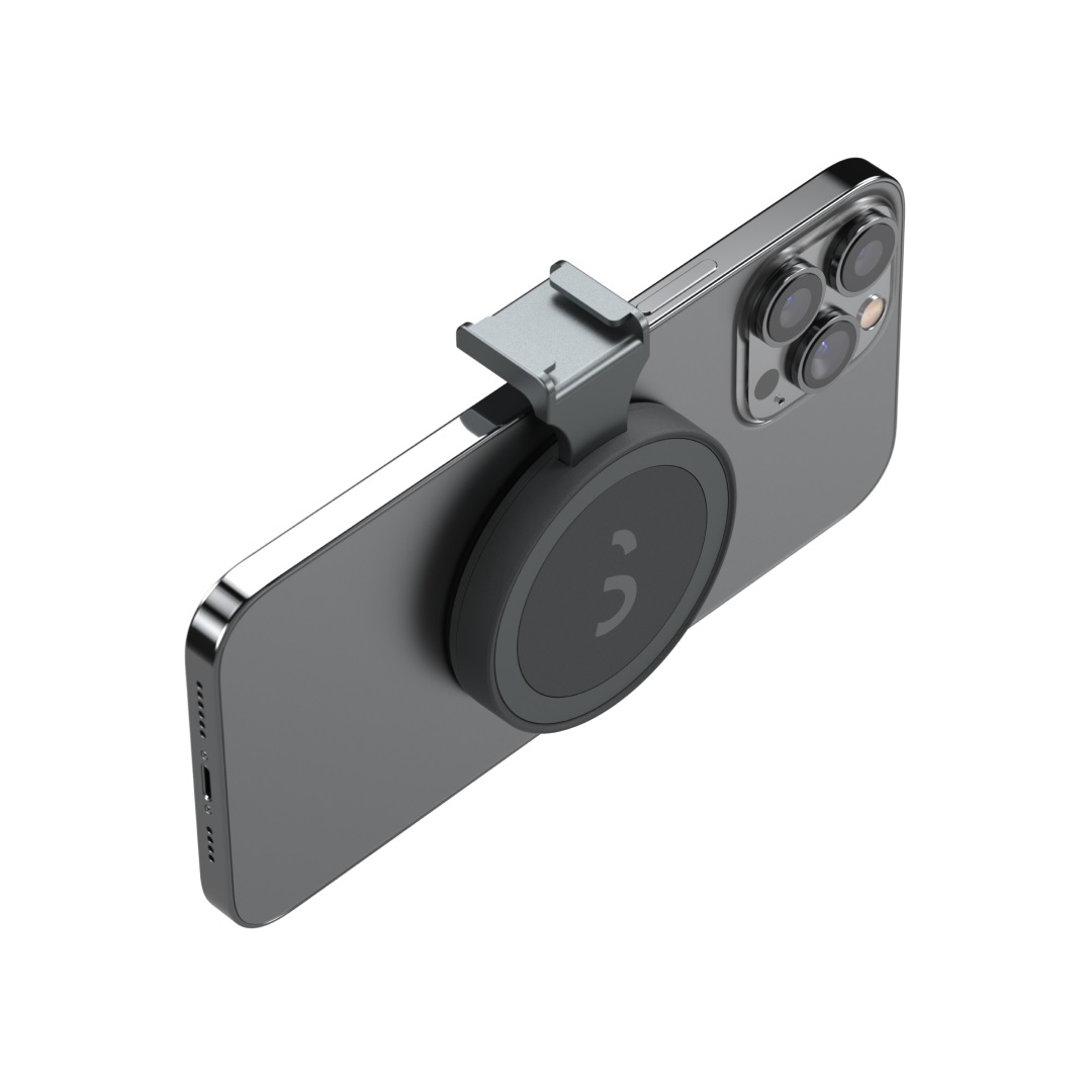 ShiftCam SnapShoe - Adattatore Magnetico a Slitta Midnight per iPhone 12, 13 e 14