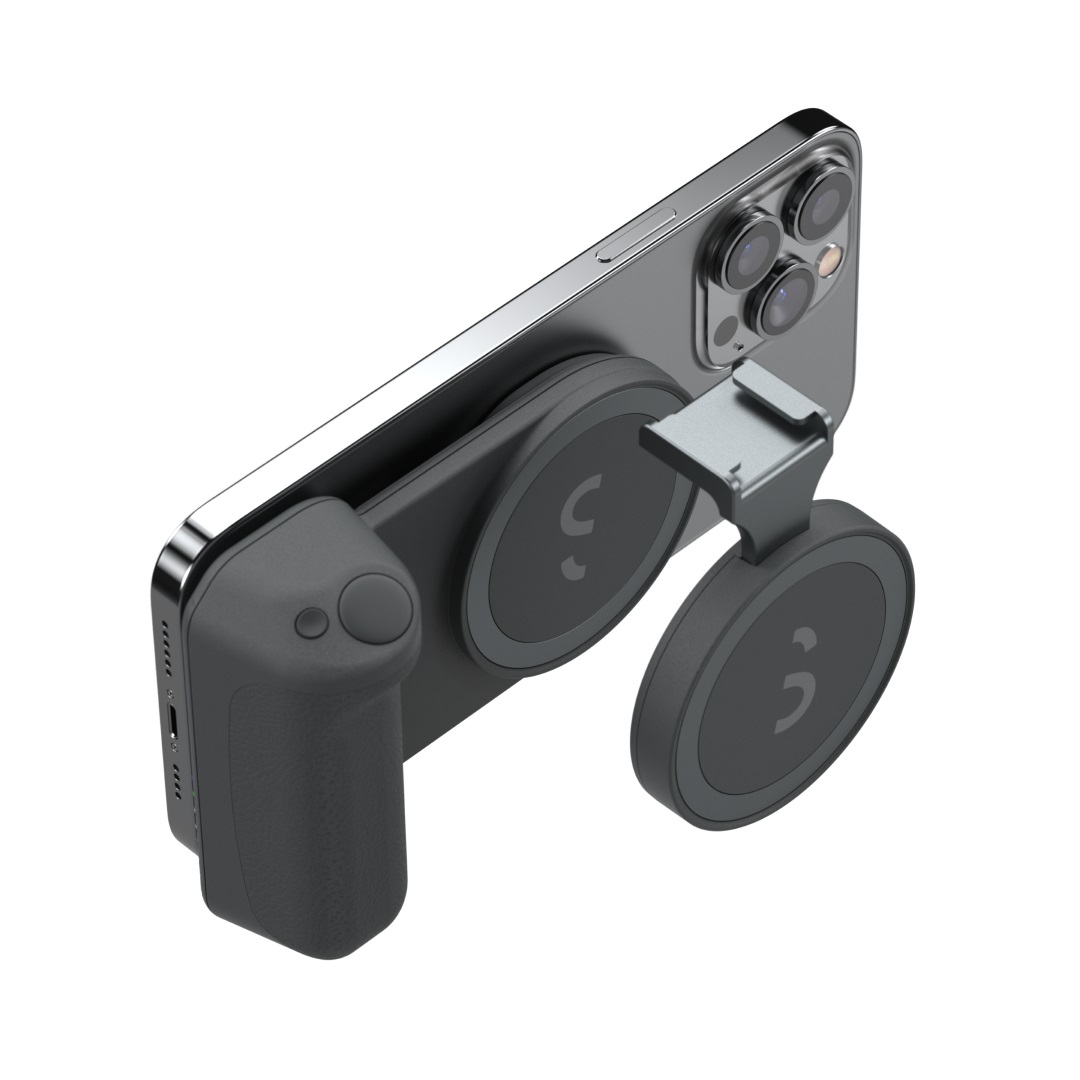 ShiftCam SnapShoe - Adattatore Magnetico a Slitta Midnight per iPhone 12, 13 e 14