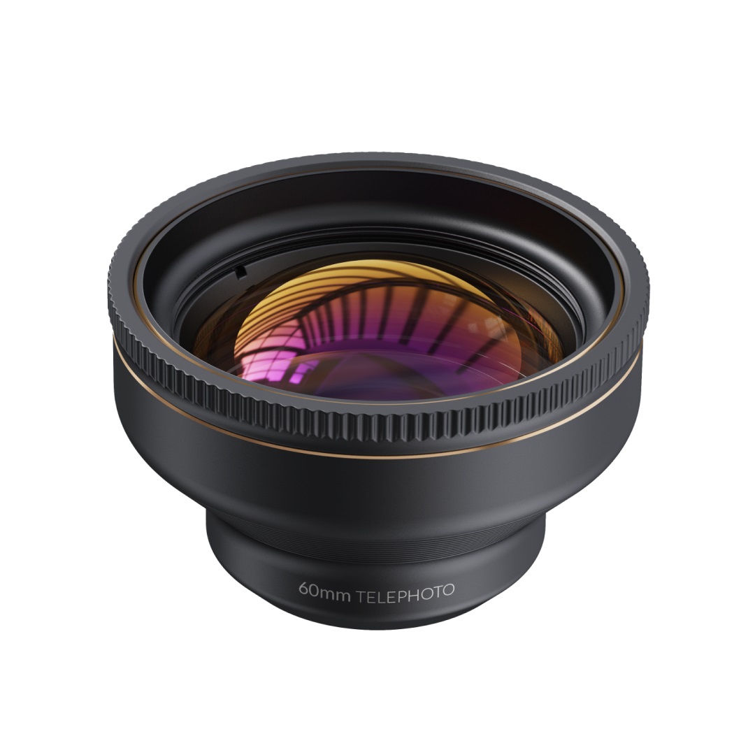 ShiftCam Teleobiettivo LensUltra 60mm - Ingrandimento 2x, Distanza di Messa a Fuoco 30-40 cm, Design Premium per Smartphone
