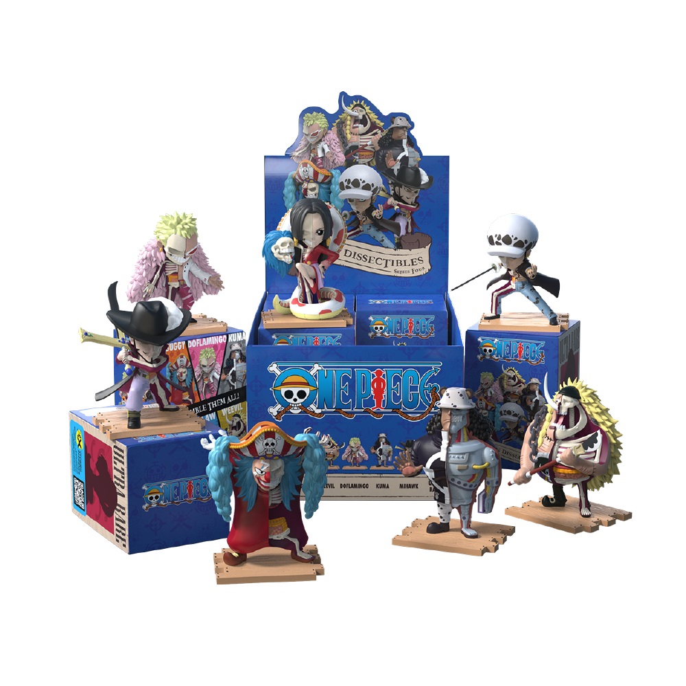 Mighty Jaxx Freeny's Hidden Dissectibles - One Piece Serie 4 (Edizione Warlords) | Figurina Giocattolo da Collezione Blind Box con Figura Casuale