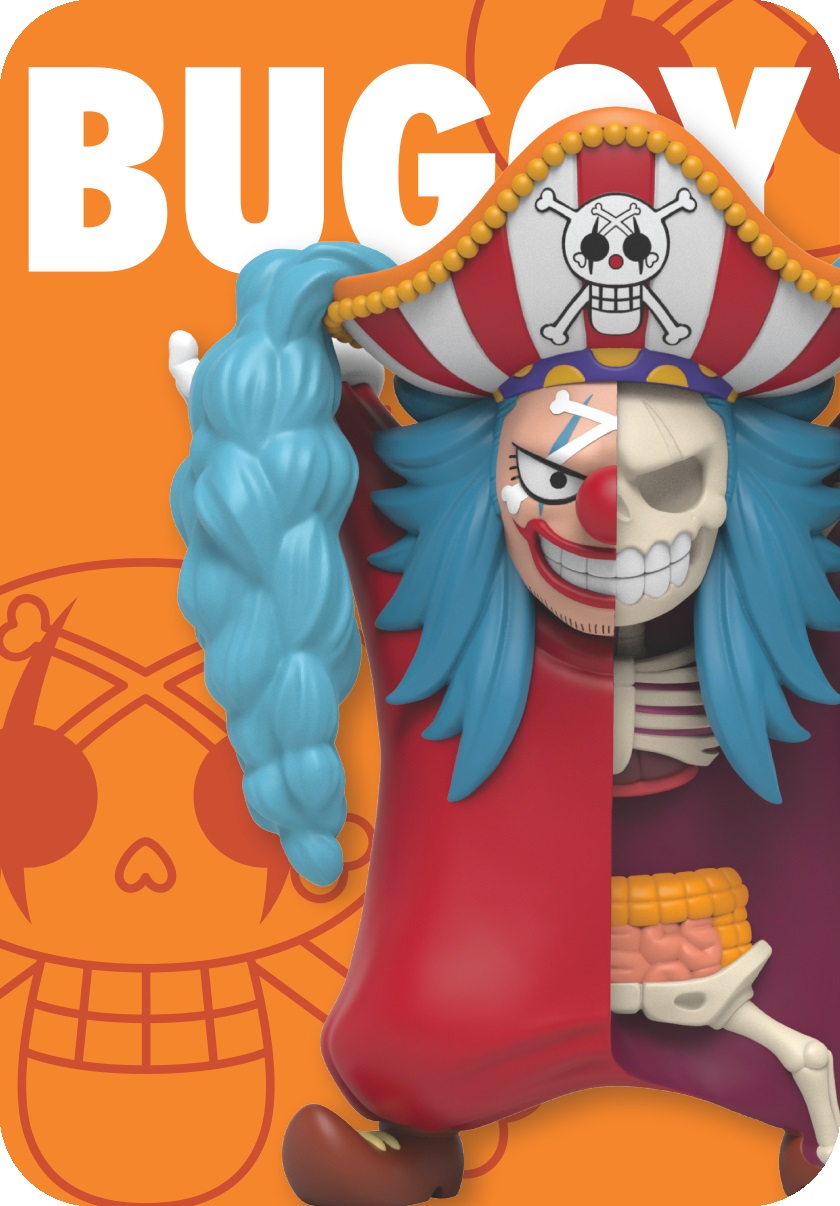 Mighty Jaxx Freeny's Hidden Dissectibles - One Piece Serie 4 (Edizione Warlords) | Figurina Giocattolo da Collezione Blind Box con Figura Casuale