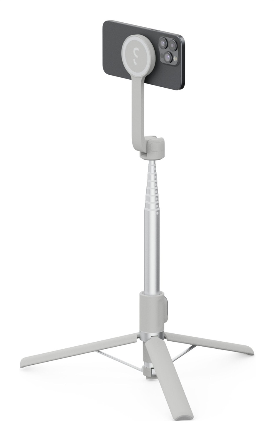 ShiftCam SnapStand Max - Bastone magnetico per selfie e treppiede compatto, pieghevole ed estensibile con testa inclinabile e telecomando Bluetooth