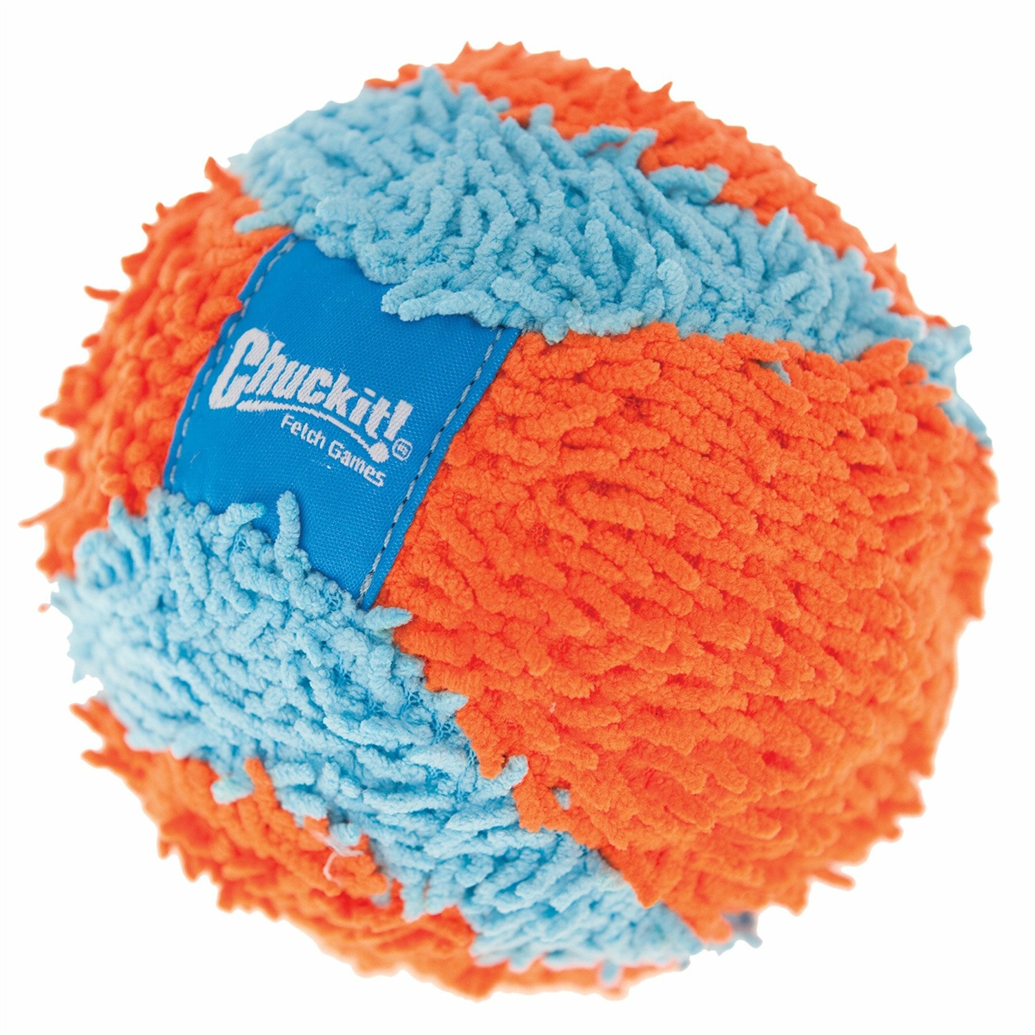 Chuckit! Indoor Ball - Palla per cani e gatti in ciniglia felpata, Ø 12 cm, ideale per uso interno