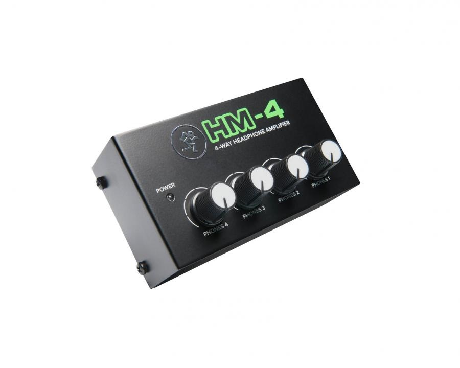 Mackie HM-4 Amplificatore per Cuffie Nero 4 Vie