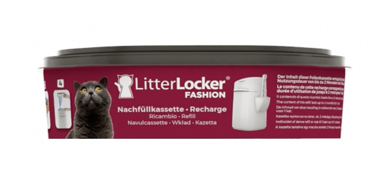 LitterLocker Fashion 10410 - Cassetta di Ricarica per Bidone Smaltimento Lettiera, Veloce e Inodore