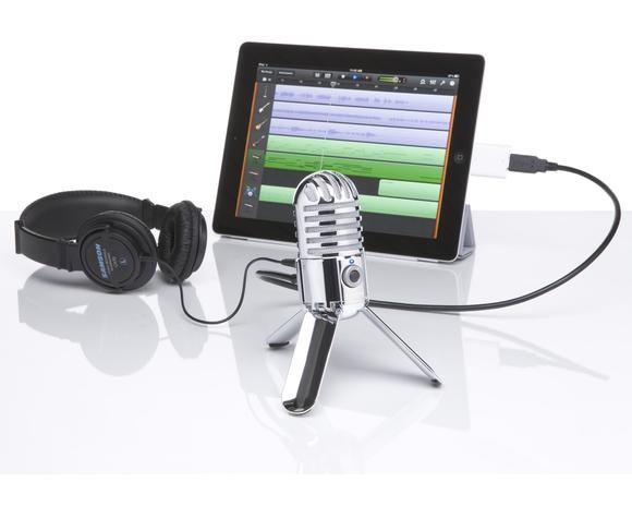 Samson METEOR MIC - Microfono a condensatore cardioide USB con diaframma da 25 mm, risoluzione 16 bit, 44,1/48 kHz e uscita stereo