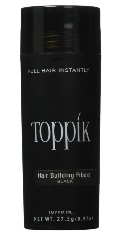 Toppik Fibre di Cheratina Nere 27,5 g - Volume e Copertura per Capelli Diradati