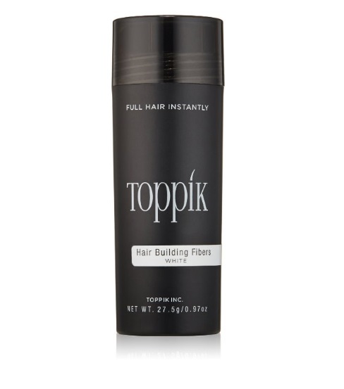 Toppik Fibre di Cheratina Bianco - 27.5 gr, Soluzione per Volume e Diradamento dei Capelli