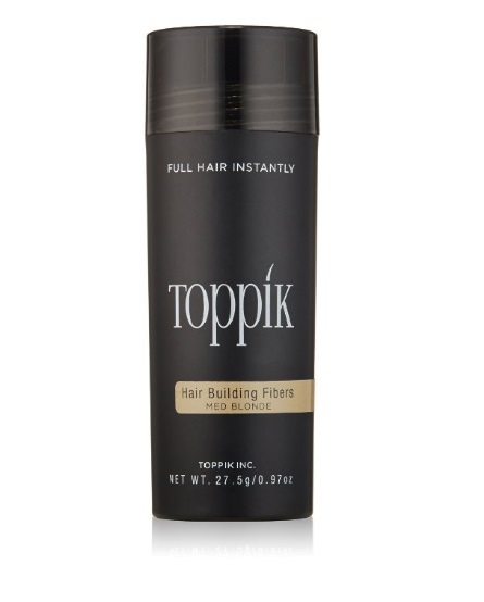 Toppik Hair Building Fibers - Biondo Medio, 27.5 gr, Fibre per Rinfoltire i Capelli con Effetto Volume Immediato