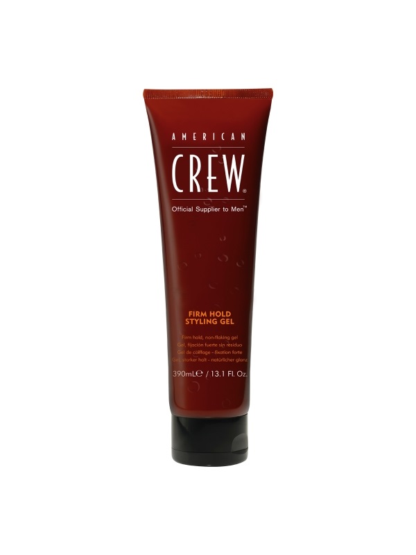 American Crew Firm Hold Styling Gel 250 ml - Gel a Tenuta Extra-Forte con Vitamina B5, Senza Alcool, per Volume e Lucentezza