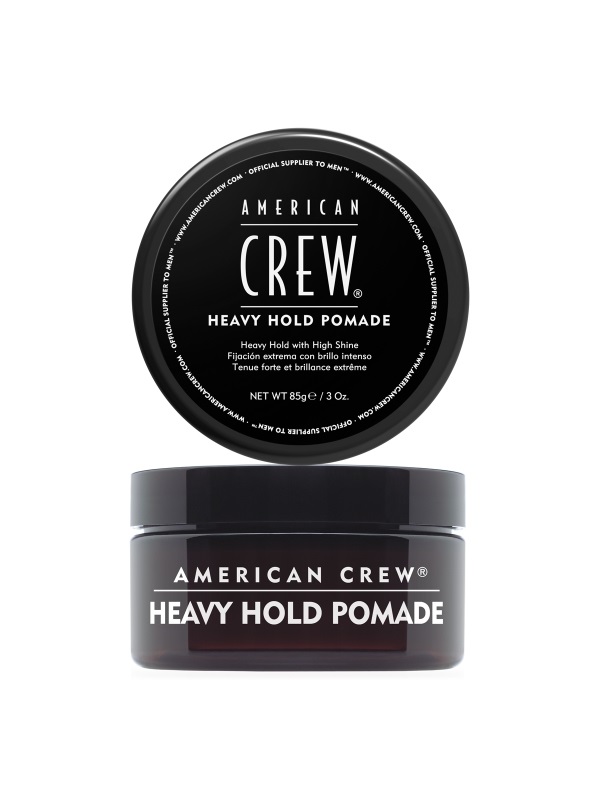American Crew Heavy Hold Pomade 85g - Pomata per Capelli con Fissaggio Forte e Brillantezza Estrema