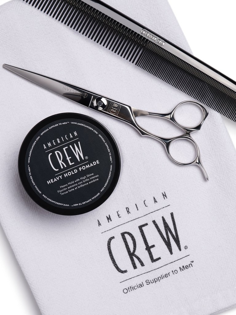 American Crew Heavy Hold Pomade 85g - Pomata per Capelli con Fissaggio Forte e Brillantezza Estrema