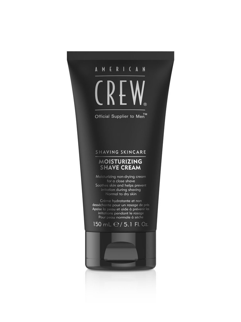 American Crew Moisturizing Shave Cream - Crema da barba idratante per uomo 150 ml, arricchita con vitamine A e B