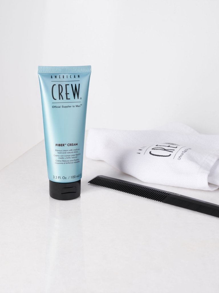 American Crew Fiber Cream Crema per Capelli 100 ml - Fissazione Media e Lucentezza Naturale