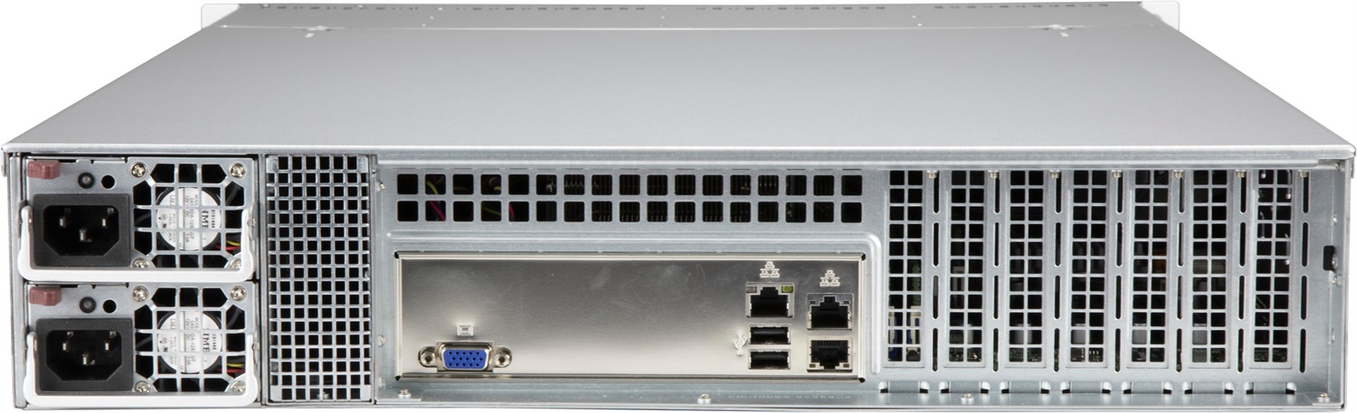 Supermicro CSE-LA25TQC-R609LP Portacomputer Rack Nero 600 W 2U con supporto ATX migliorato e hot-swap