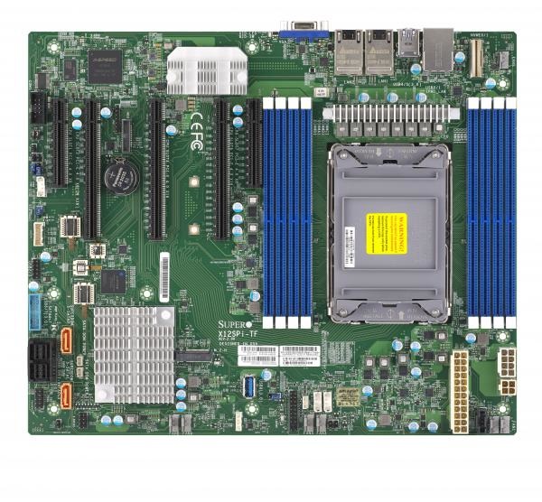 Supermicro MBD-X12SPI-TF-B Scheda Madre ATX Intel® C621 LGA-4189 con Supporto DDR4 3200, USB 3.2 Gen 1 e 2 x 10 Gigabit LAN
