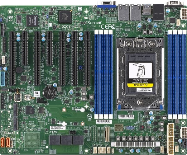 Supermicro H12SSL-i Scheda Madre ATX con Socket SP3 per AMD SoC e EPYC, Architettura Zen 2
