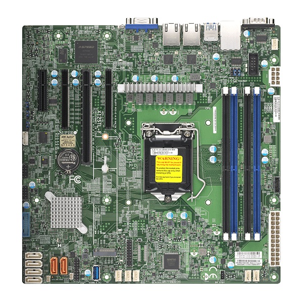 Supermicro X12STL-F-B Scheda Madre micro ATX con Chipset Intel C252 e Socket LGA 1200