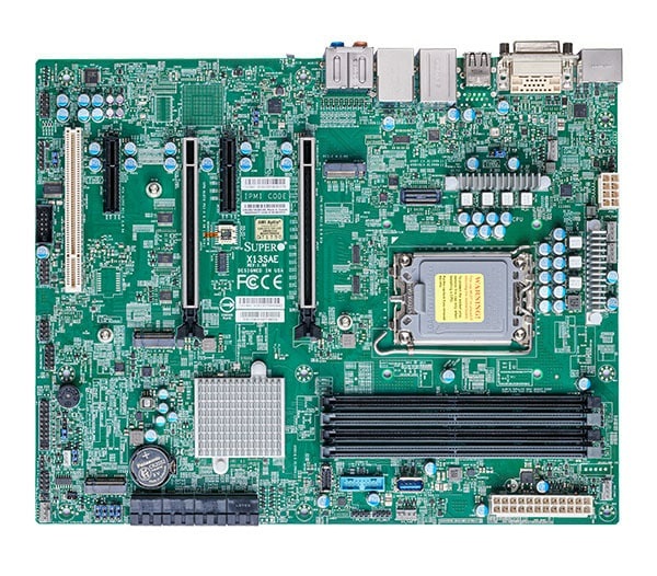 Supermicro MBD-X13SAE Scheda Madre ATX LGA 1700 con Chipset Intel W680, USB-C Gen2, Gigabit LAN e Grafica Integrata
