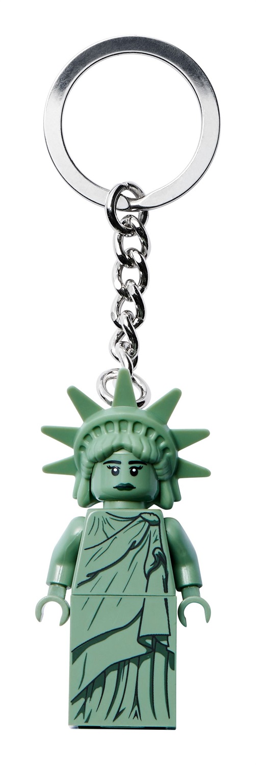 LEGO Portachiavi Statua della Libertà (854082) - Accessorio in metallo per chiavi e borse
