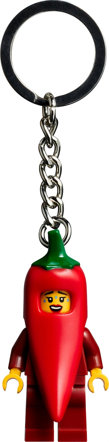 LEGO Portachiavi Ragazza Peperoncino con Minifigure - Pratico e Divertente