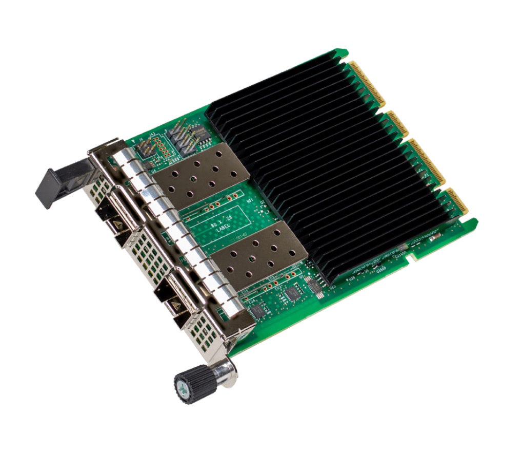 Intel E810-XXVDA2 - Adattatore di rete Ethernet 25GbE Interno, PCI Express, Cablato, Fibra, Nero/Verde/Argento