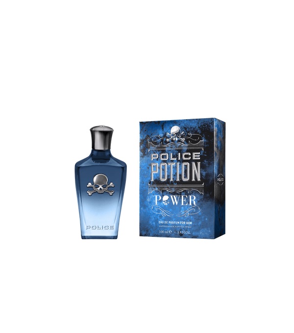 Police Potion Power Eau de Parfum 100 ml - Fragranza Fresca per Uomo con Note di Fiori d'Arancio, Legno e Muschio Bianco