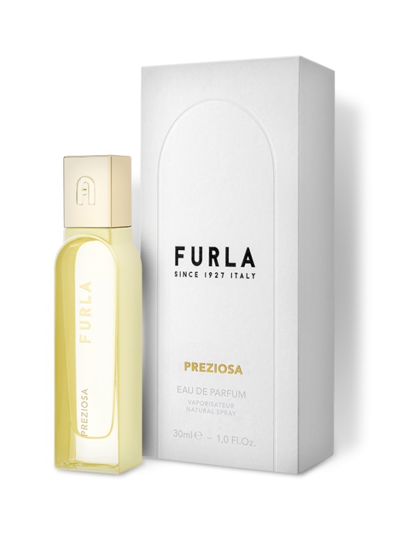 Furla Preziosa Eau de Parfum 30 ml - Fragranza Floreale Ambrata con Zafferano, Pepe Rosa e Vaniglia