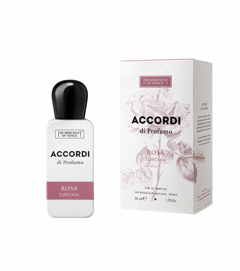 The Merchant of Venice Accordi di Profumo Rosa Turchia Eau de Parfum 30ml - Fragranza Femminile Delicata e Ammaliante