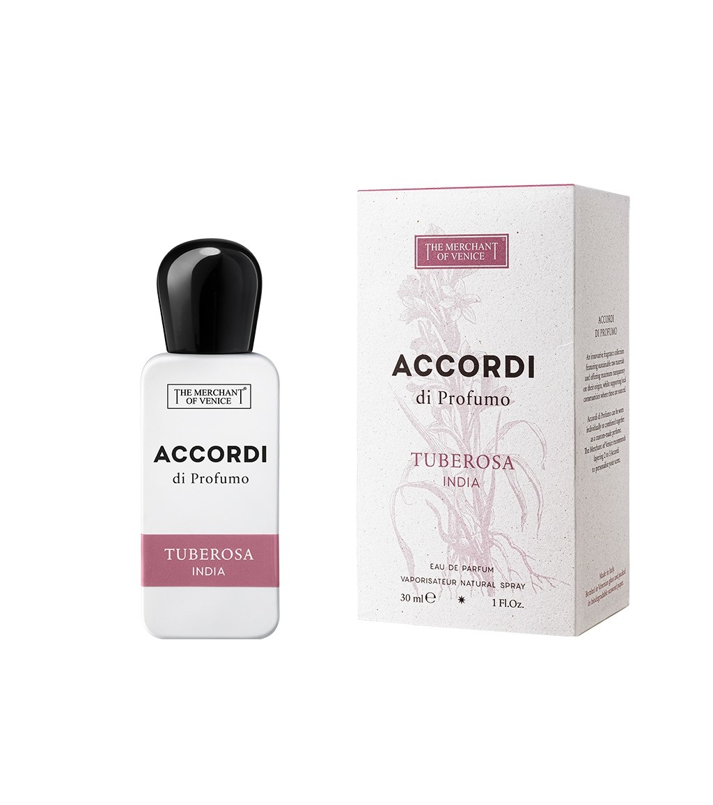 The Merchant Of Venice Accordi di Profumo Tuberosa India Eau de Parfum 30ml - Fragranza Floreale e Fruttata per Donne e Uomini