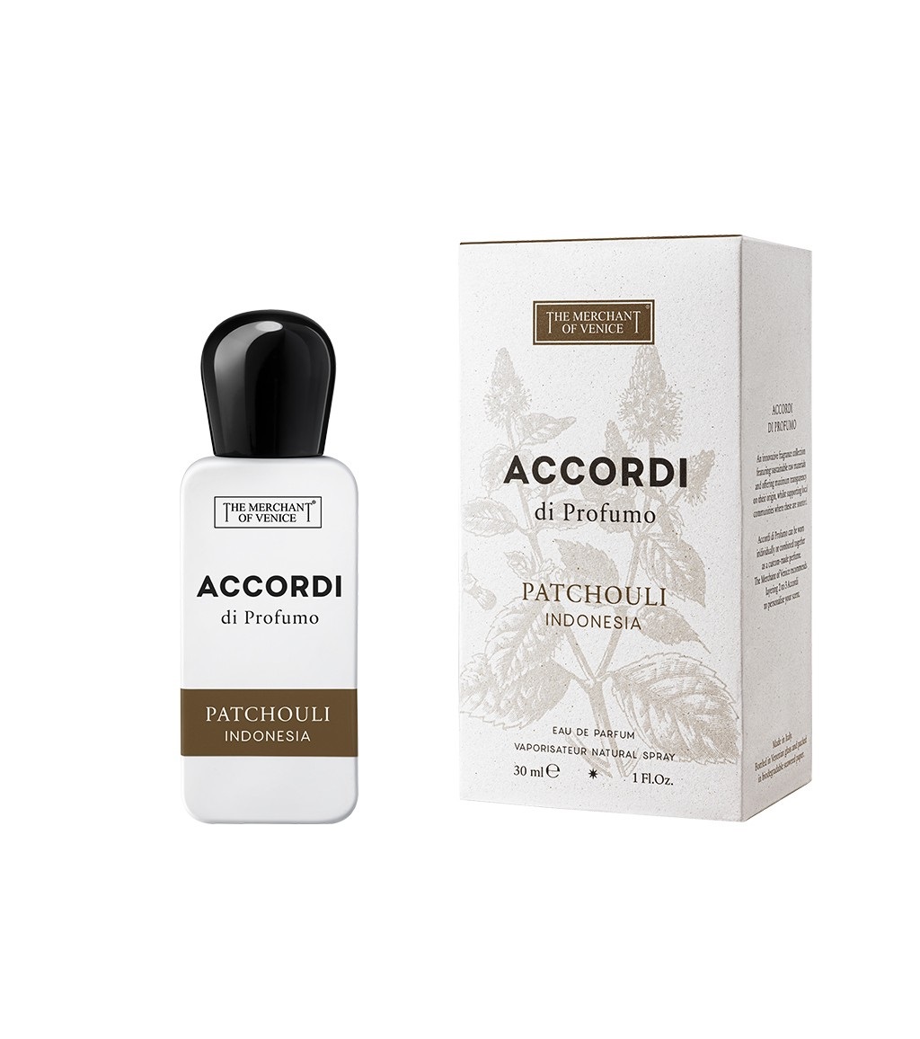 The Merchant of Venice Accordi di Profumo Patchouli Indonesia Eau de Parfum 30ml - Fragranza Unisex con Note Legnose, Verdi e Resinose