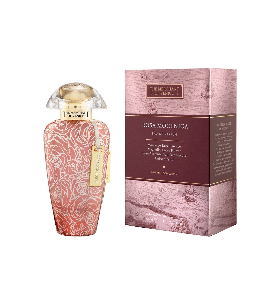 The Merchant of Venice Rosa Moceniga Eau de Parfum 50ml - Fragranza Femminile con Note di Limone Siciliano e Rosa Moceniga