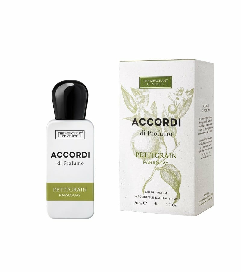 The Merchant Of Venice Accordi di Profumo Petitgrain Paraguay Eau De Parfum 30ml - Fragranza Donna, Spray, Eleganza Classica con Freschezza Agrumata