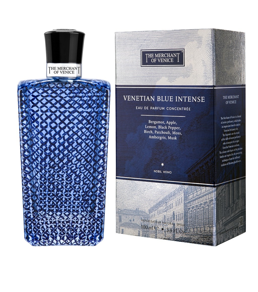 The Merchant Of Venice Venetian Blue Intense Eau De Parfum 100ml - Fragranza Fresca e Fruttata per Uomo con Lunga Tenuta