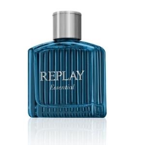 Replay Essential Eau de Toilette da Uomo 50ml - Fragranza Legnoso Acquatico con Note di Bergamotto e Zenzero