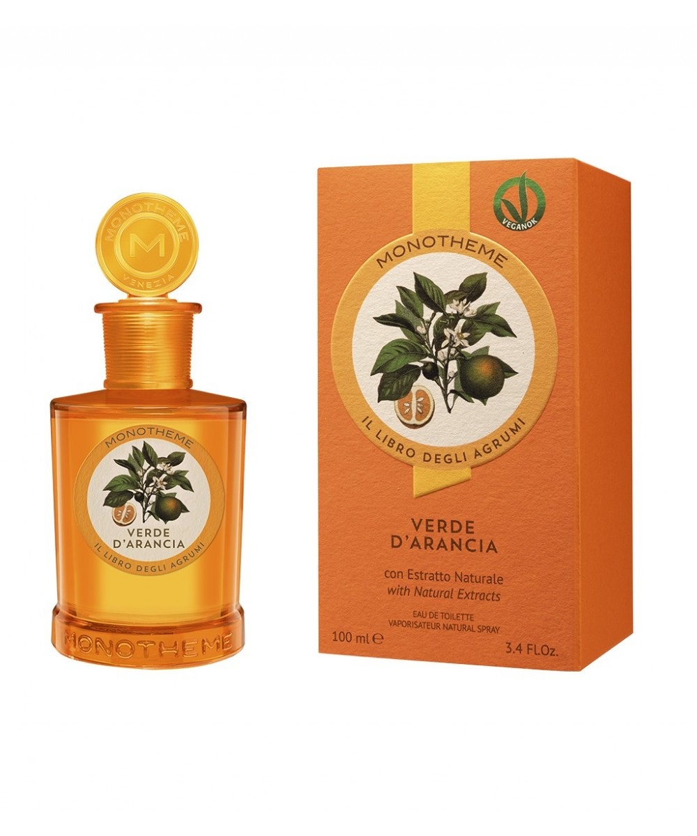 Monotheme Verde d'Arancia Eau de Toilette Unisex 100 ml - Fragranza Agrumata Fresca con Note di Arancia
