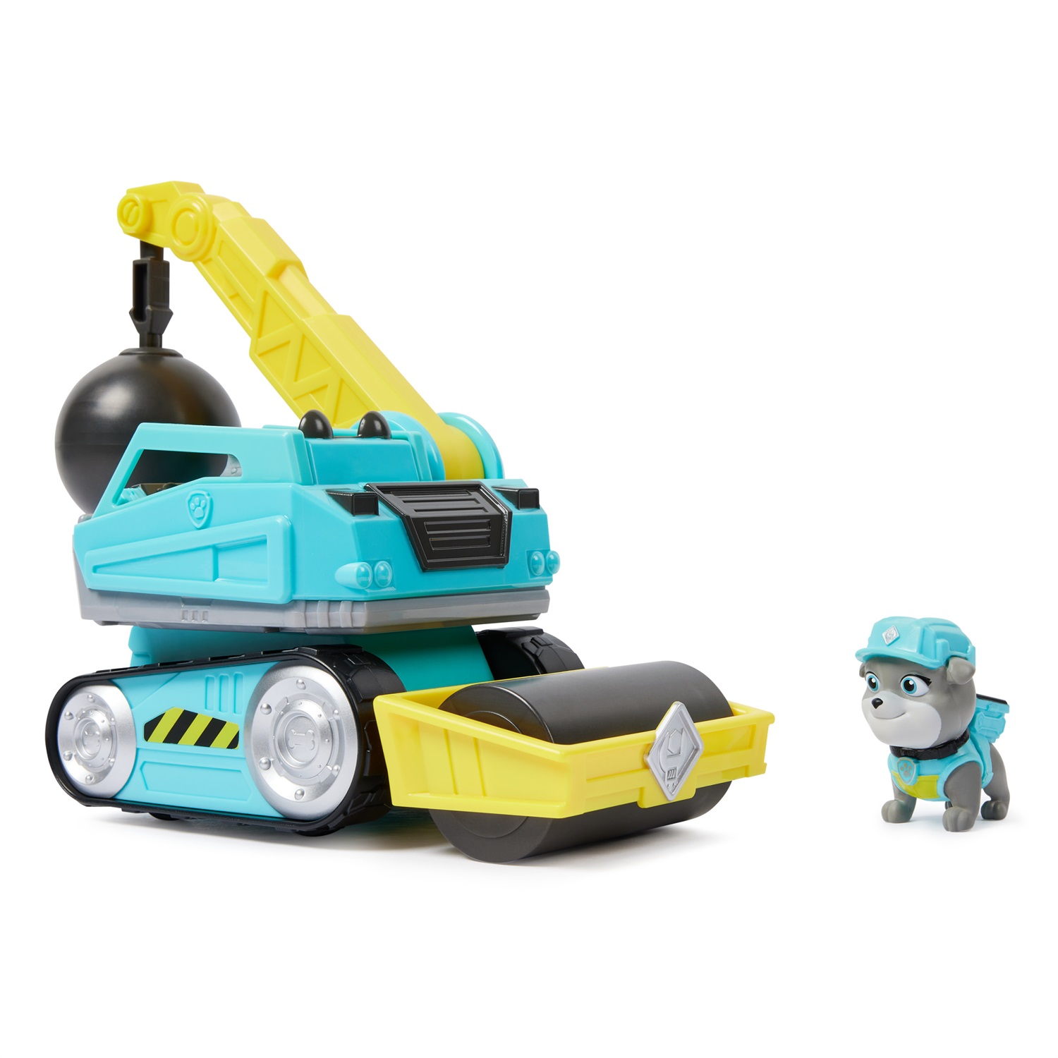 Spin Master Rubble & Crew Veicolo da Lavoro Motor con Palla Demolitore e Personaggio da Collezione - Camion per Bambini 3