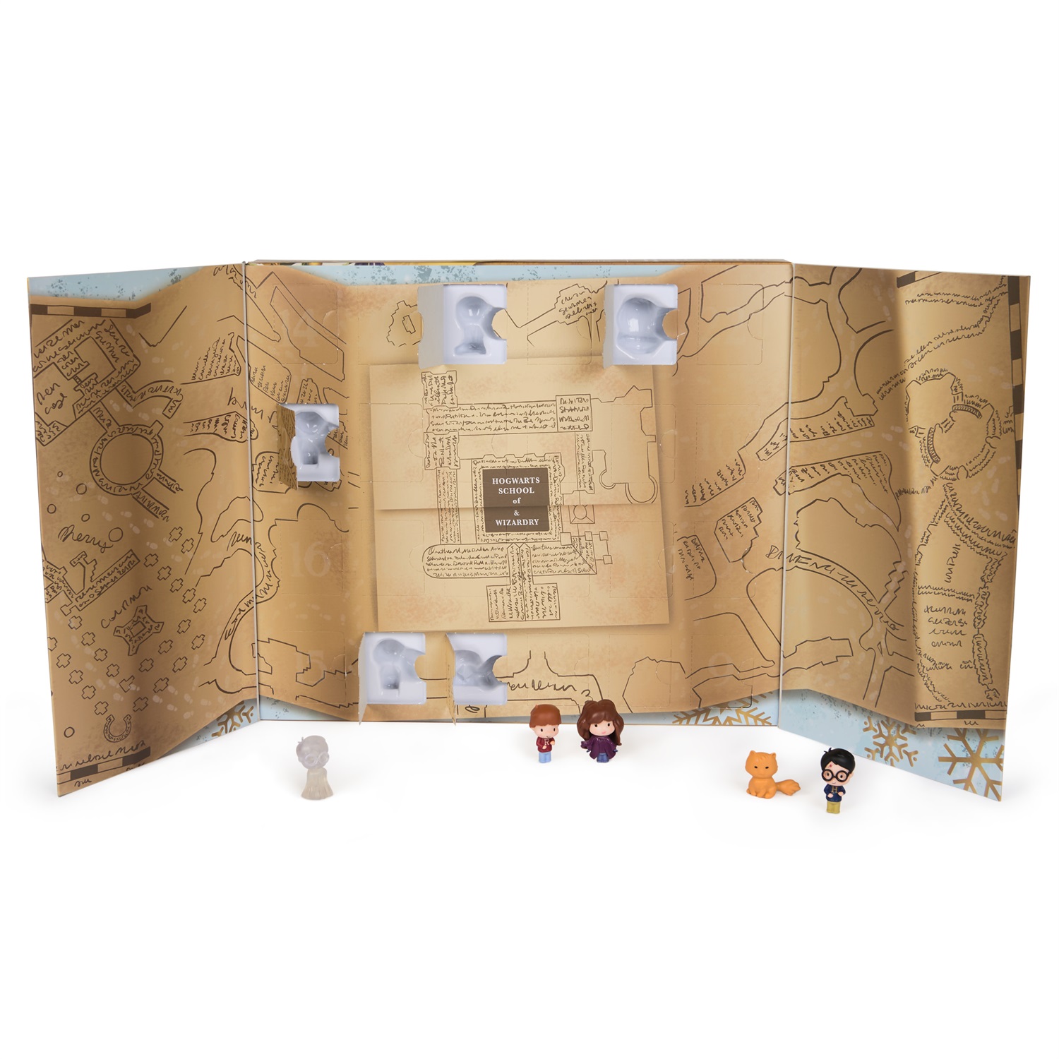 Wizarding World Harry Potter - Calendario dell'Avvento Fosforescente 2024 Micro Magical Moments con 24 Giocattoli a Sorpresa, Adatto dai 6 Anni in Su