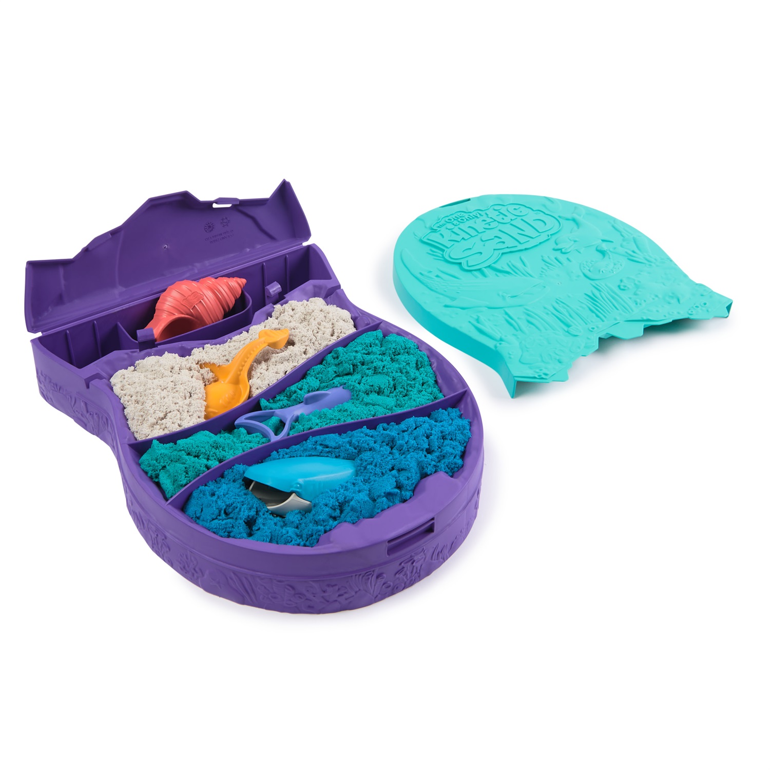 Kinetic Sand: Set Creativo Avventure Sottomarine in Argilla Modellante Sostenibile