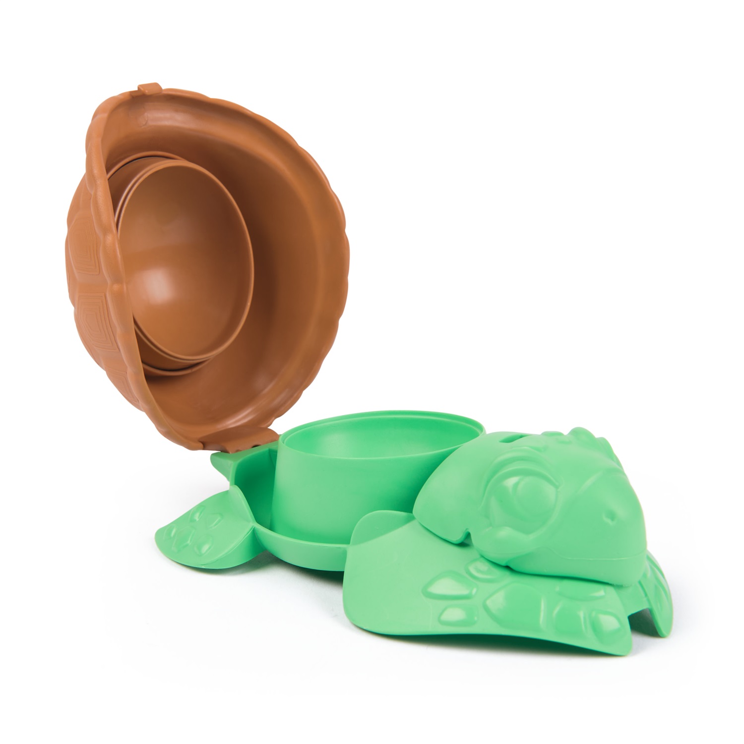 Kinetic Sand Project Planet Spiaggia delle Tartarughe - 396 g di sabbia da gioco, attrezzi e formine, realizzato con 100% plastica riciclata, imballaggio certificato FSC, giocattolo sensoriale per bambini dai 3 anni